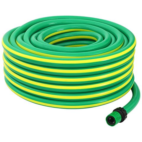 Tubo da Giardino 5-Ply Verde e Giallo 1 / 2'' 50 m PVC - Foto 1