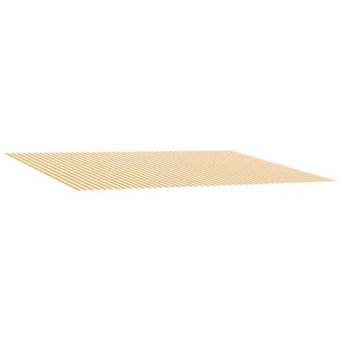 Telo di ricambio per tenda da sole Giallo e Bianco 300 x 250 cm - Foto 1