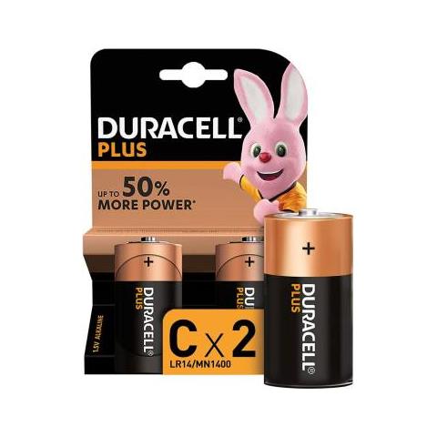 MN1400B2 Pile Duracell Plus Mezzatorcia C 1,5 V - 2 Pezzi - Foto 13