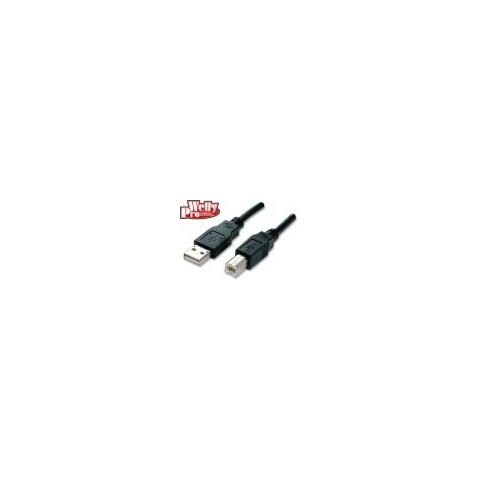Cavo USB 2.0 A / B M / M 1.0 mt nero, bulk - Foto 1