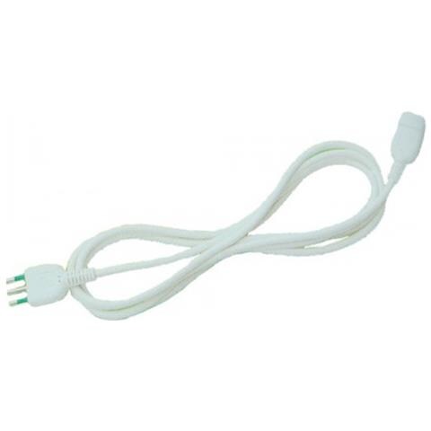 Prolunga Lineare Elettrica 3 metri colore Bianco Spina / Presa 10 A - Foto 2