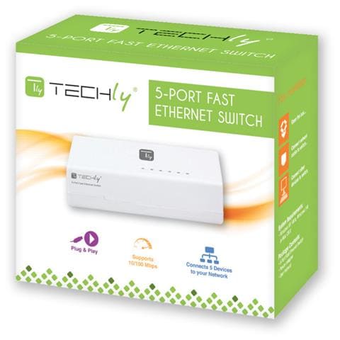 I-SWHUB-050TY - Switch Hub 10/100 Mbps Fast Ethernet 5 Porte - Foto 6