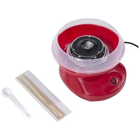 Macchina per Zucchero Filato in PP, Acciaio Inox e Alluminio Potenza 450 Watt Dimensioni 27 x 26 x 18 cm Colore Rosso - Foto 1