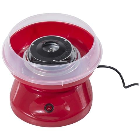 Macchina per Zucchero Filato in PP, Acciaio Inox e Alluminio Potenza 450 Watt Dimensioni 27 x 26 x 18 cm Colore Rosso - Foto 2