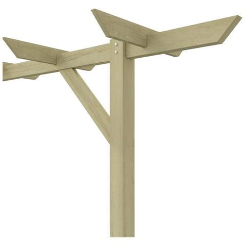 Pergolato da Giardino 205x40x203 cm in Legno - Foto 6