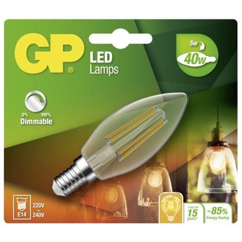 GP Lighting Filament Kerze E14 D 5W (40W) dimmable 470 lm - Foto 1