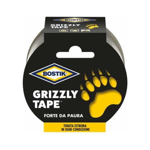 Nastro Telato Polietilene Estruso Grizzly Tape 10 Mt X 50 Mm Colore Grigio - Foto 1