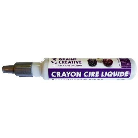 Matita Di Cera Liquida Per Candela - Grigio - Foto 2