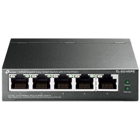 Switch TL-SG105PE 5 Porte Gigabit Ethernet 10 / 100 / 100 Mbps RJ45 (4 PoE+) Managed - Foto 1