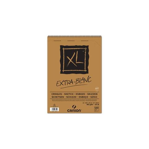 Album Spiralato Lato Corto Xl Extra White A3 120 Fg. 90 Gr Canson - Foto 1