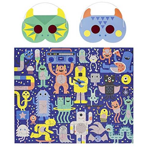 Little Monster Jam Collage- Decoder Puzzle Mostromulticoloreptc331 - Foto 5