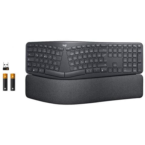 Tastiera Gaming Wireless Ergonomica Ergo K860 Colore Grafite (Layout Italiano)  - Foto 2