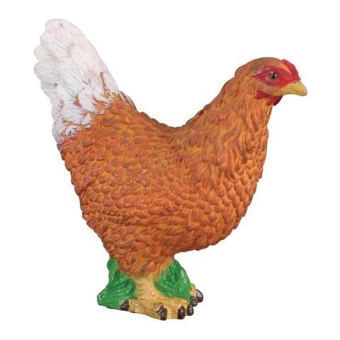 Figura Giocattolo In Miniatura Di Una Gallina Di Farm Life - Modello Autentico Dipinto A Mano - Foto 1
