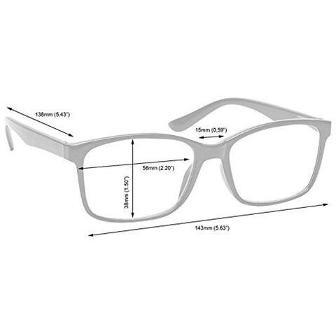 I Lettori Occhiali Da Lettura Azienda Neri Grandi Del Progettista Del Mens Di Stile Della Molla Cerniere R83-1 1.00 - Foto 2