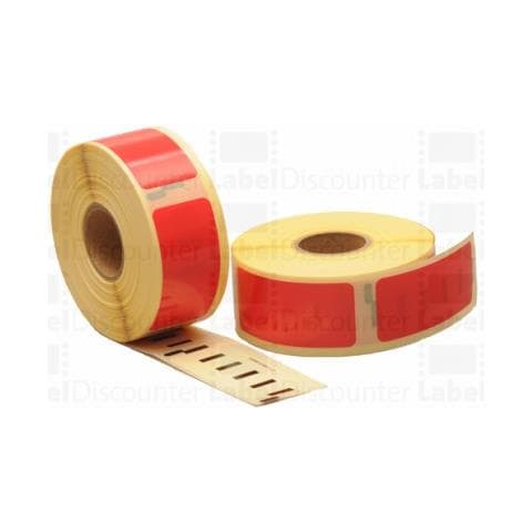 Etichette 11352 Rosse 54mmx25mm Compatibili Rotolo Da 500 Etichette Per Dymo Labelwriter 310 320 330 400 450 S0722520 Rouge - Foto 2