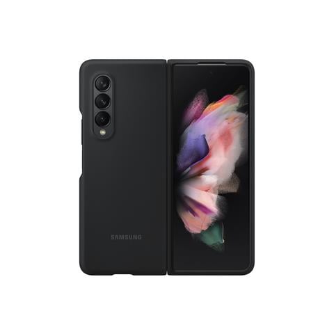 Custodia Silicon Cover Case Ef-pf926tbegww Per Galaxy Z Fold 3 Nero - Foto 2