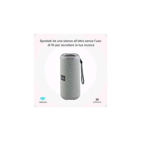 Altoparlante 8018417334580 Bluetooth 5.0 Portatile Stereo Micro SD Bianco 10 W - Foto 2
