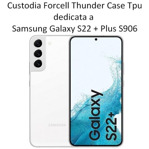 Thunder Custodia Tpu Silicone Cover Case Per Samsung Galaxy S22+ Plus S906 Black - Foto 2