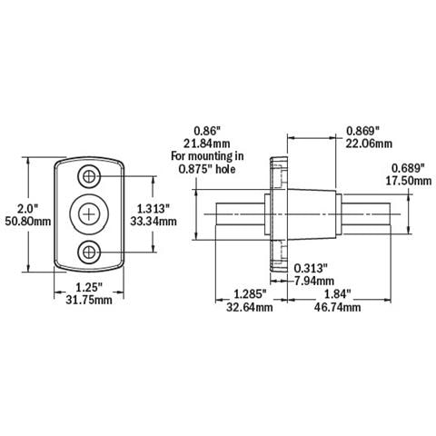 Connettori Passanti Terminalibase In Materiale Termoplastico Rinforzato, Indicati Per Il Collegamentodei Cavi Attraverso Gli Scafi, Paratie, Coperte. Max 48volt - 250amp - Foto 3