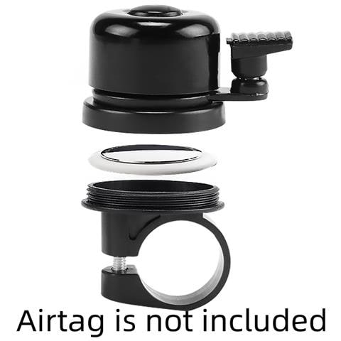 Campanello Per Bicicletta Con Porta Airtag Nero - Foto 6