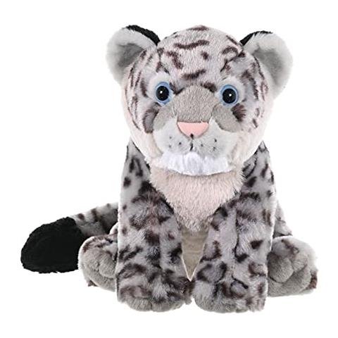 Snow Leopard, Cuddlekins, Animale Farcito, 12 Pollici, Regalo Per Bambini, Peluche, Bottiglie D'acqua Riciclate Fill Is Spun - Foto 4