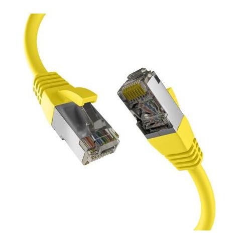 M-cab Ec020200246 Cavo Di Rete Giallo 1 M Cat8.1 S /ftp (s-stp) - Foto 1