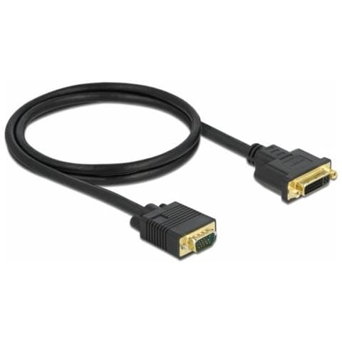 86756 Cavo E Adattatore Video 1 M Dvi-a Vga (d-sub) Nero - Foto 1