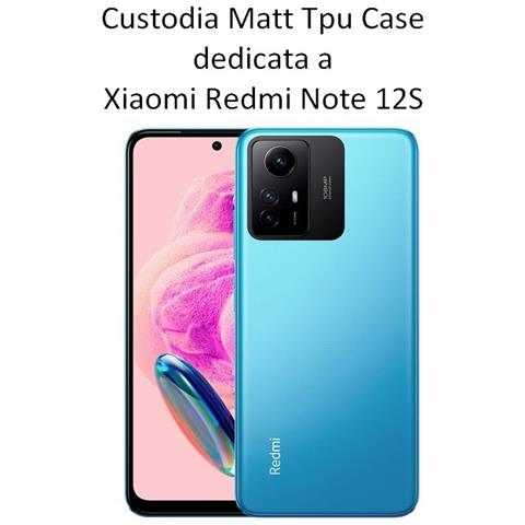 Custodia Tpu Silicone Cover Case Per Xiaomi Redmi Note 12s Black - Foto 2