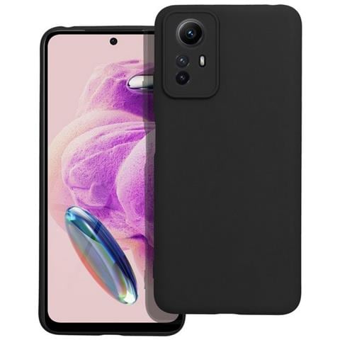 Custodia Tpu Silicone Cover Case Per Xiaomi Redmi Note 12s Black - Foto 1