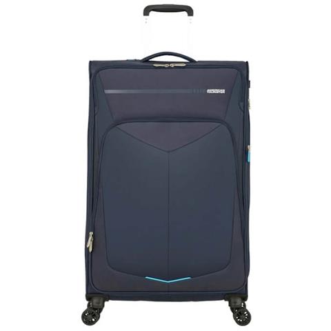 Tarister Americano Mala /grande Carrello Da Viaggio 79 Cm 4 Ruote Estesa Estivabile Navy - Foto 1