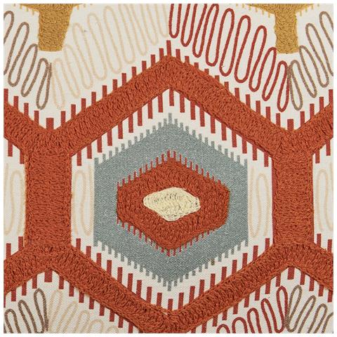 Set Di 2 Cuscini Majra Cotone 40 X 60 Cm Multicolore Trama Geometrica - Foto 7