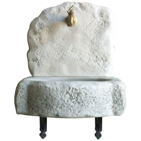 Fontana Lavello Da Muro In Cemento Realizzato A Mano Con Staffe Decogarden Romano - Foto 1