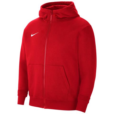 Felpa Con Cappuccio Bambino Full Zip Cw6891-657 Bambino Taglia S Colore Rosso - Foto 1