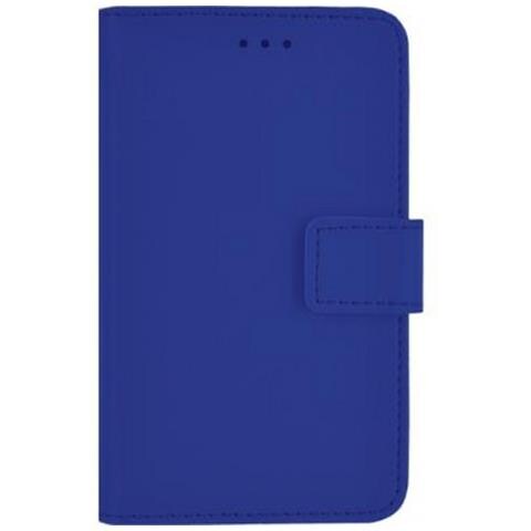 Custodia Universale Taglia Xs Folio Wallet Con Portacarte E Linguetta, Blu - Foto 1