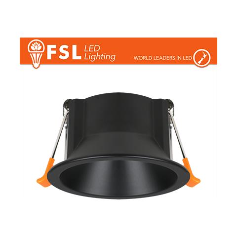 Ghiera fissa TONDA - Alluminio verniciato a polvere, foro 75mm NERA - Foto 1