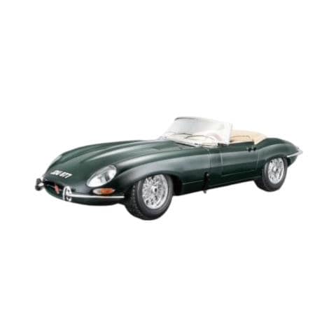 Auto In Miniatura Jaguar E-type Cabriolet 1961 Scala 1/18, Verde Scuro - Foto 1