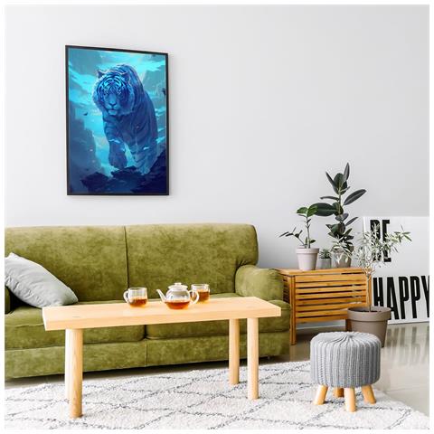 Set Di Pittura Di Cristallo 5d Artigianato Tigre 30x40 Cm - Foto 2