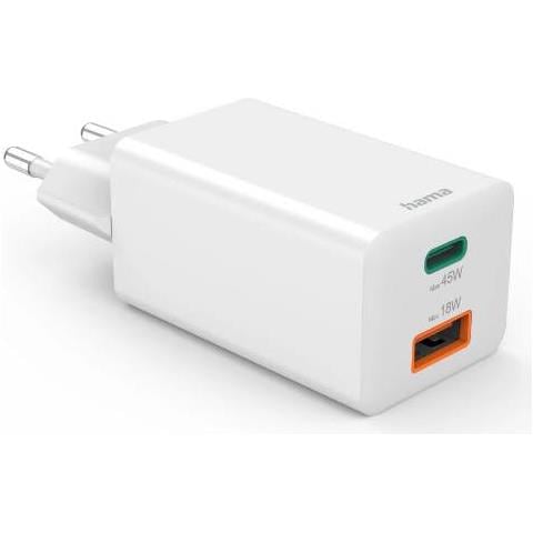 00201993 Caricabatterie Per Dispositivi Mobili Telefono Cellulare, Computer Portatile, Smartphone, Tablet Bianco Ac Ricarica Rapida Interno - Foto 2