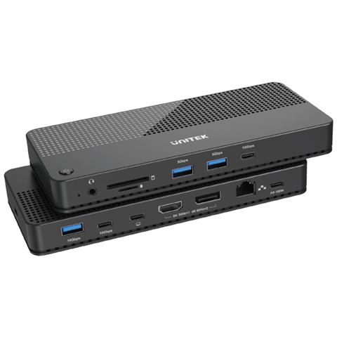 D1079A replicatore di porte e docking station per laptop Cablato USB4 Nero - Foto 2