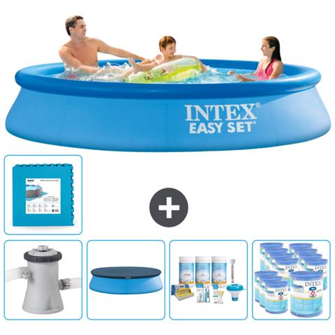 Piscina Fuori Terra - In Giro - 305x305x61 Cm - Blu - Include Accessori Coordinati Cb16 - Foto 1