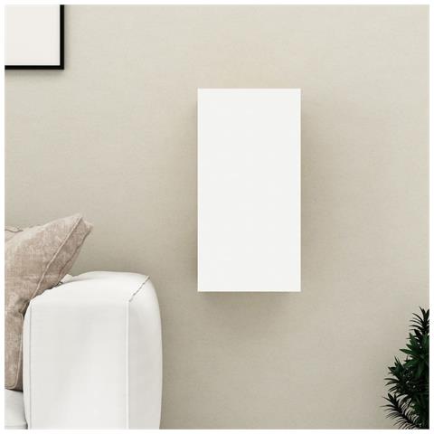 Lusso Casadino -  Mobile Tv Bianco Rovere Sonoma 30,5x30x60 Cm Legno Multistrato - Foto 8