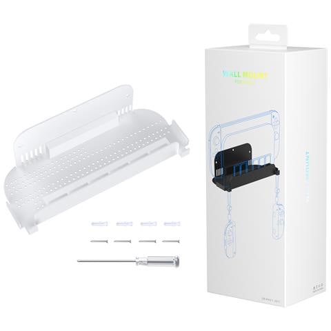 Supporto A Parete Per Console Switch2 Con Spazio Per Giochi White - Foto 2