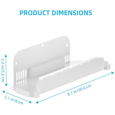Supporto A Parete Per Console Switch2 Con Spazio Per Giochi White - Foto 5