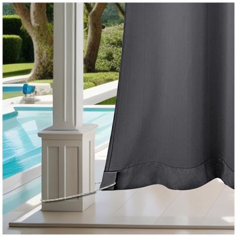 Tenda Da Esterno Impermeabile Goffrata Darkgrey M - Foto 2