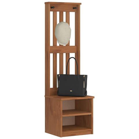 Albero da Ingresso SANDENS 45x40x159,5 cm in Legno di Pino - Foto 2