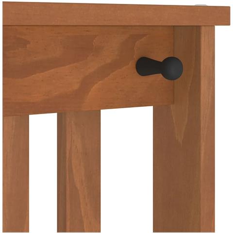 Albero da Ingresso SANDENS 45x40x159,5 cm in Legno di Pino - Foto 9