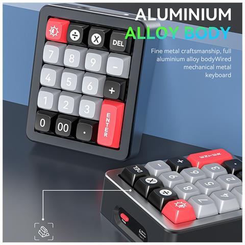 Tastiera Meccanica Da Gioco Cablata Con Macro Personalizzabili E Illuminazione Rgb Black - Foto 7