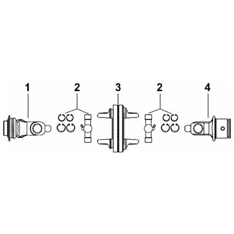 Forcella Omocinetica Categoria 2 Per Tubo Esterno 23.8x61.3-22x80.5 - Foto 2