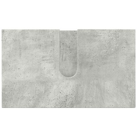 Set di mobili per il bagno 4 pcs Grigio cemento 61 x 35 x 64 cm - Foto 9