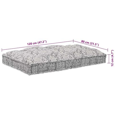 Cuscino per Divano Pallet Grigio chiaro Tessuto - Foto 7